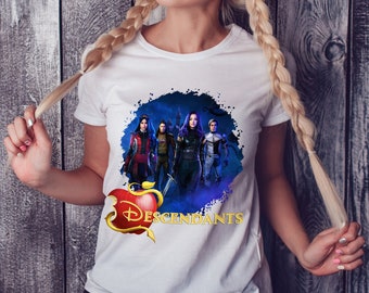 Descendants Shirt Descendants Birthday Shirt Descendants Birthday Girl Shirt Descendants Birthday Tshirt Descendants Birthday Girl Tshirt