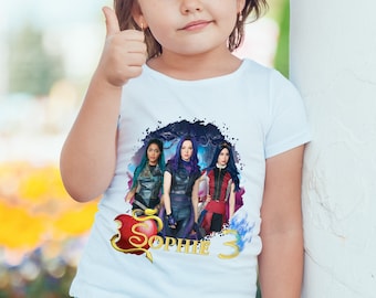Descendants Shirt Descendants Birthday Shirt Descendants Birthday Girl Shirt Descendants Birthday Tshirt Descendants Birthday Girl Tshirt