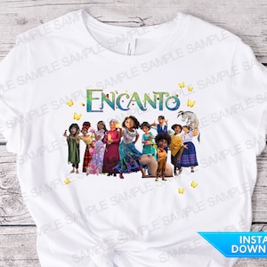 Encanto PNG Encanto Iron On Transfer Encanto Clipart Encanto Birthday Party Encanto Shirt Encanto Tshirt