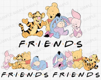 Baby Winnie the Pooh Friends SVG Friends Baby Winnie the Pooh SVG Baby Winnie the Pooh Friends Png