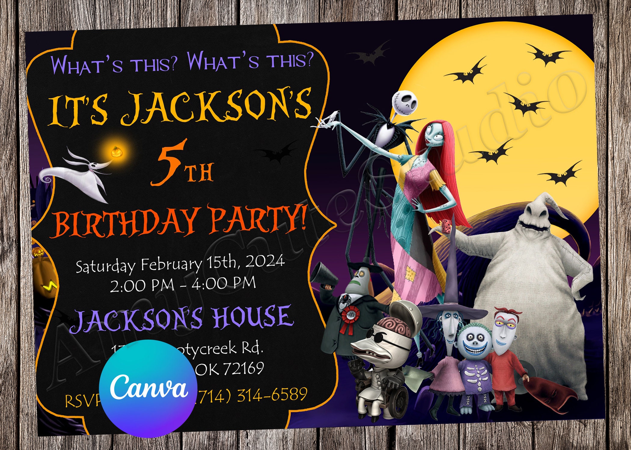 the nightmare before christmas invitation the nightmare before christmas birthday party jack skellington editable invitation