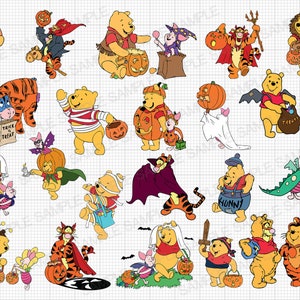 Winnie the Pooh SVG Winnie the Pooh Halloween SVG Winnie the Pooh Halloween Cut Files Winnie the Pooh Halloween Cricut Winnie the Pooh Png