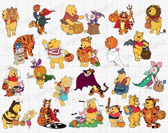 Winnie the Pooh SVG Winnie the Pooh Halloween SVG Winnie the Pooh Halloween Cut Files Winnie the Pooh Halloween Cricut Winnie the Pooh Png