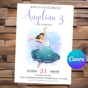 Encanto Invitation Encanto Birthday Encanto Party Encanto Editable Invitation Encanto Digital Printable File