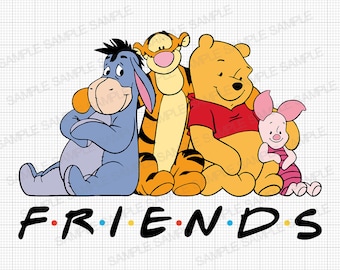 Winnie the Pooh SVG Winnie the Pooh Friends SVG Winnie the Pooh Cricut SVG Winnie the Pooh Png