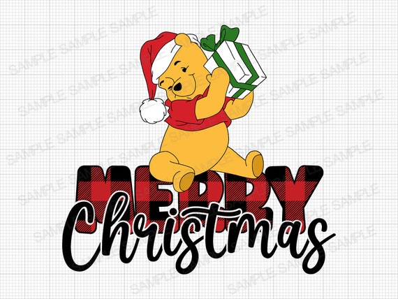 Winnie the Pooh Christmas SVG Winnie the Pooh SVG Winnie the Pooh