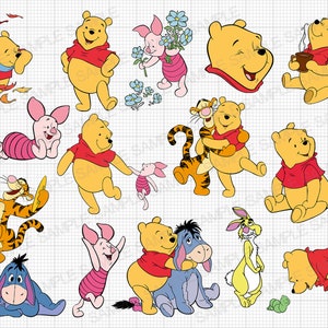 Winnie the Pooh SVG Winnie the Pooh Cut Files Winnie the Pooh Cricut Winnie the Pooh Png Winnie the Pooh Silhouette Winnie the Pooh Clipart