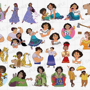 Encanto SVG Encanto Mirabel SVG Encanto Isabela SVG Encanto Silhouette Encanto Clipart Mirabel Clipart Encanto Cut Files Isabela Clipart