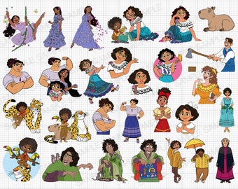 Encanto SVG Encanto Mirabel SVG Encanto Isabela SVG Encanto Silhouette Encanto Clipart Mirabel Clipart Encanto Cut Files Isabela Clipart