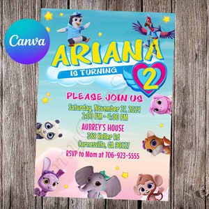 Tots Invitation Tots Birthday Tots Party Tots Editable Invitation Tots Digital Printable File
