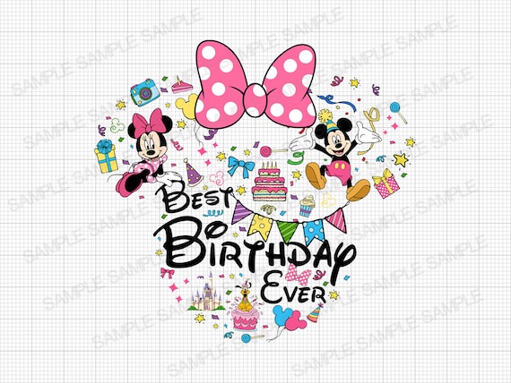 Best Birthday Ever PNG Birthday Girl PNG Happy Birthday PNG Birthday Mouse Png Mouse Birthday Png File Mouse Castle Png Family Trip Png