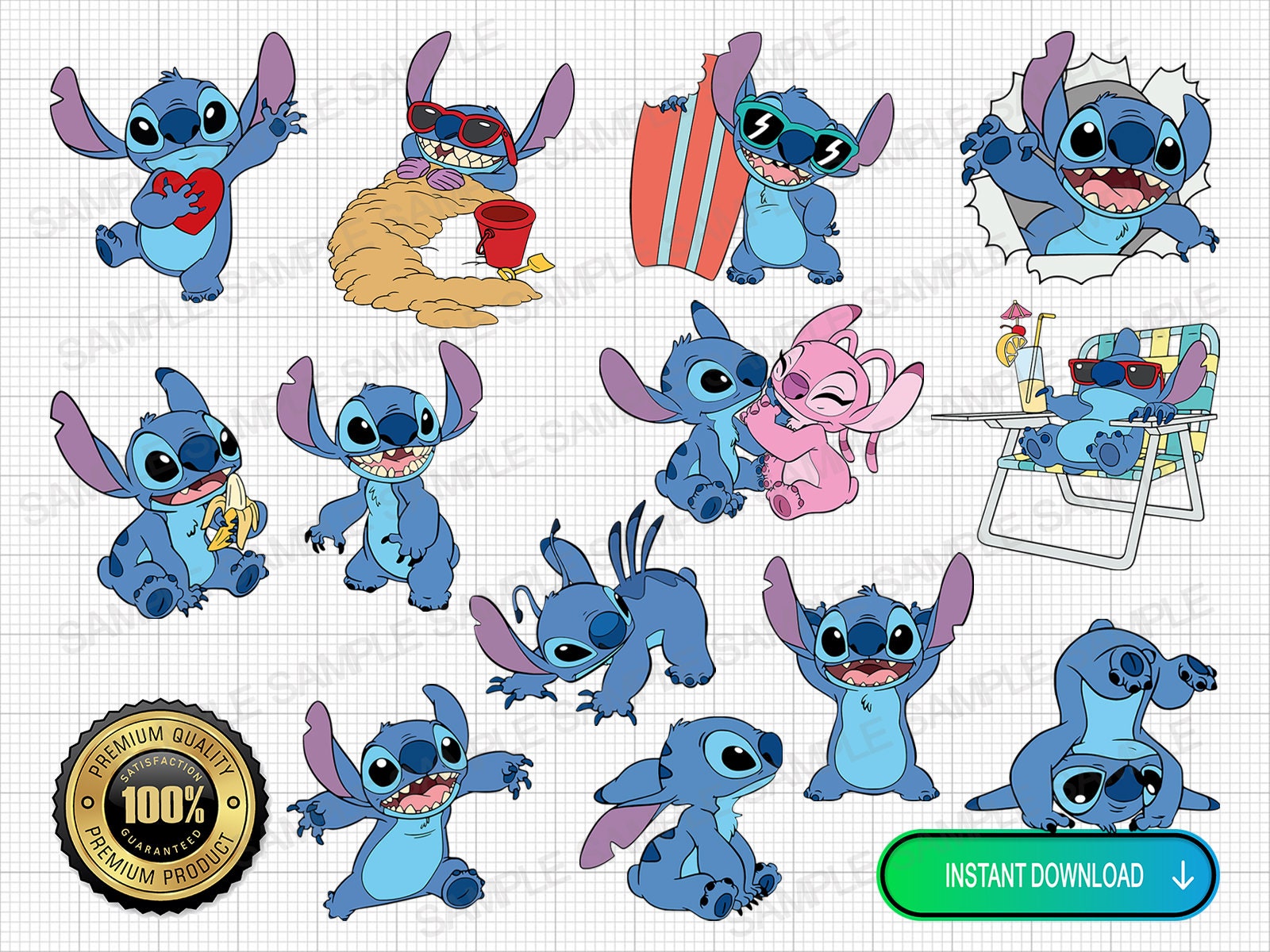 Lilo y Stitch SVG Lilo SVG Stitch Silueta Lilo Silueta Stitch Clipart ...