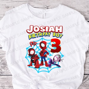 Spidey and his Amazing Friends PNG Spidey and his Amazing Friends Iron On Transfer Spidey Clipart Spidey Shirt Spidey Tshirt