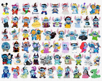 Stitch SVG Bundle Stitch SVG Lilo and Stitch SVG Stitch Silhouette Stitch Clipart Stitch Cut Files Stitch Png Cricut Svg