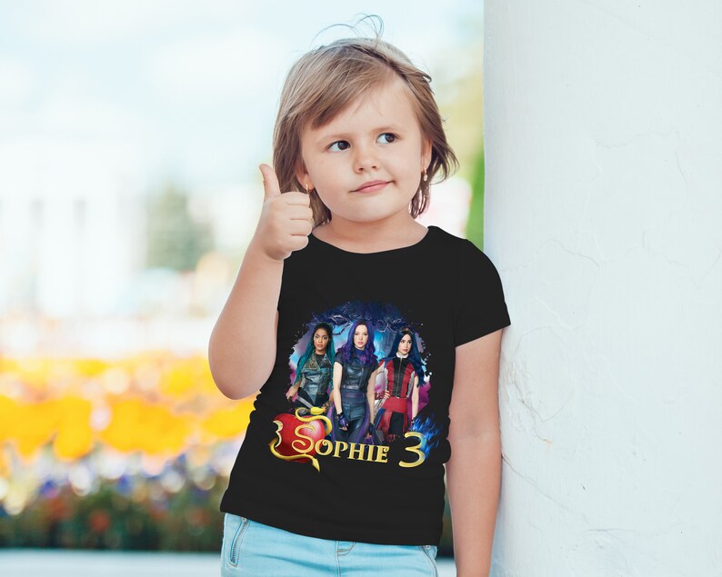Descendants Shirt Descendants Birthday Shirt Descendants Birthday Girl ...