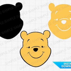 Winnie the Pooh SVG Winnie the Pooh Cut Files Winnie the Pooh Cricut Winnie the Pooh Png Winnie the Pooh Silhouette Winnie the Pooh Clipart