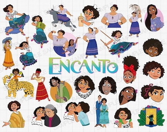 Encanto SVG Encanto Mirabel SVG Encanto Isabela SVG Encanto Silhouette Encanto Clipart Mirabel Clipart Encanto Cut Files Isabela Clipart