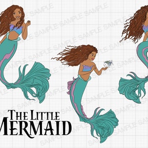 The Little Mermaid SVG The Little Mermaid Ariel SVG The Little Mermaid Ariel Birthday Girl SVG The Little Mermaid Cut Files