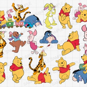 Winnie the Pooh SVG Winnie the Pooh Cut Files Winnie the Pooh Cricut Winnie the Pooh Png Winnie the Pooh Silhouette Winnie the Pooh Clipart