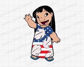 Stitch 4th of July SVG Lilo and Stitch 4th of July SVG 4th of July Stitch SVG Stitch Fourth of July Svg Stitch Independence Day Svg