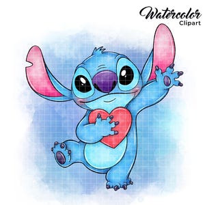 Stitch aquarel PNG Lilo and Stitch PNG Stitch aquarel prints Stitch clipart png-bestanden