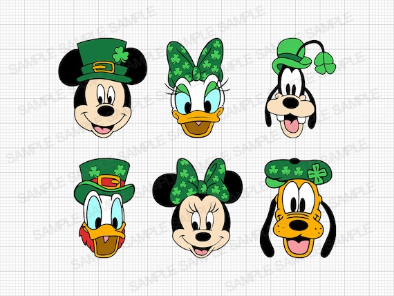 Bundle Saint Patricks Day SVG Happy St Patricks Day SVG Shamrock SVG Mouse Head Svg Cricut Svg Happy St Patricks Day Png