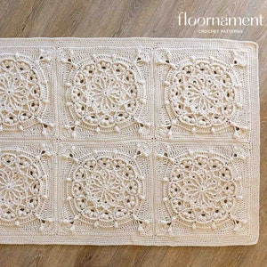 CROCHET PATTERN rug crochet floor rug pattern mat pattern crochet carpet nursery decor crochet home decor pattern crochet rug pattern