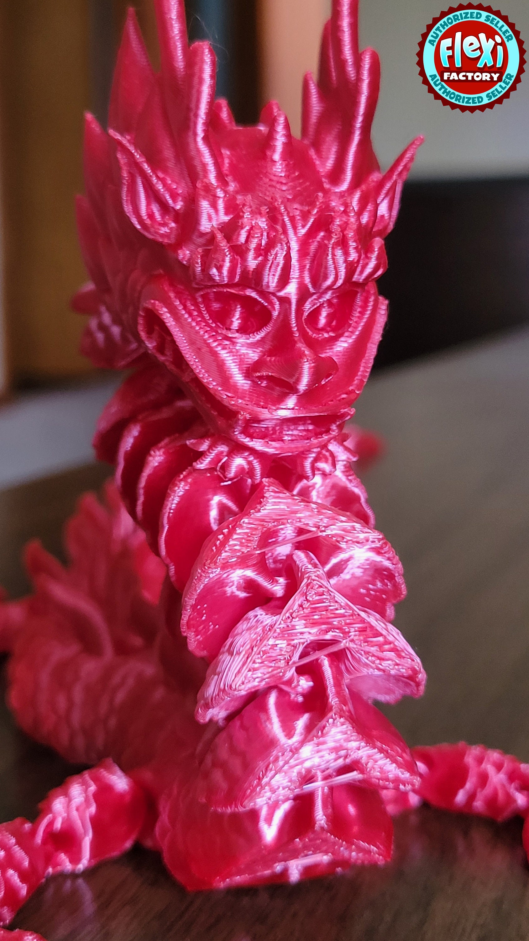 FlexiFactory Imperial Dragon 3D Printed Toy