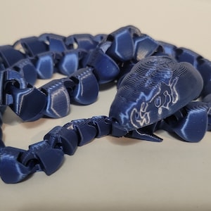 Flexi Snake 3D Printed Toy