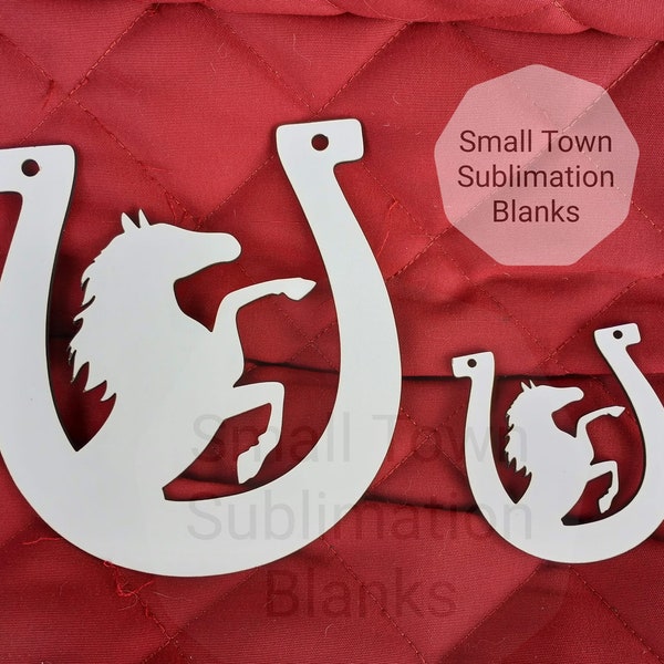 Sublimation blank horse hanger, wall hanger, car hanger, door hang, horse lovers, blanks, cut in USA, laser cut blanks. gift, farm, horses