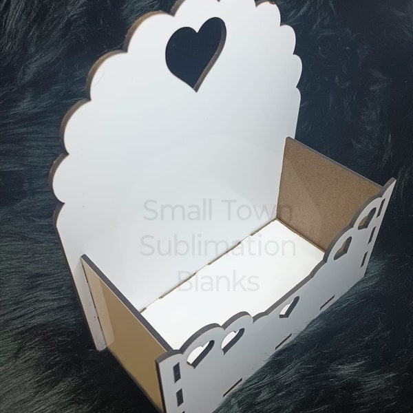 Sublimation blank, Sublimation flower box, Sub box, Heart box, Home decor, Rose box, Gift box, Sublimation box, Unisub, Cut in house in USA