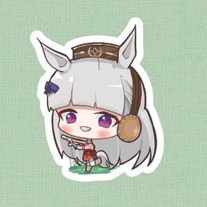 Mädchen Sticker - gold Schiff uma musume