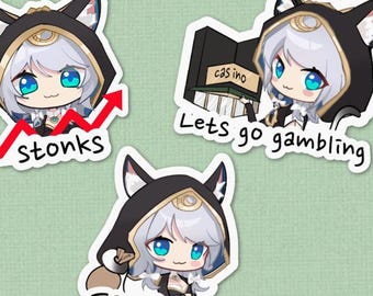 Set di adesivi meme cifrati - Honkai Star Rail