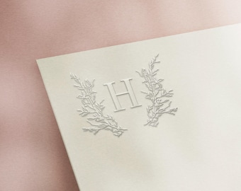 Wedding Logo Envelope Embosser for Wedding Invitations | Custom Last Name Embosser | Personalized Initial Monogram Embosser | Family Logo