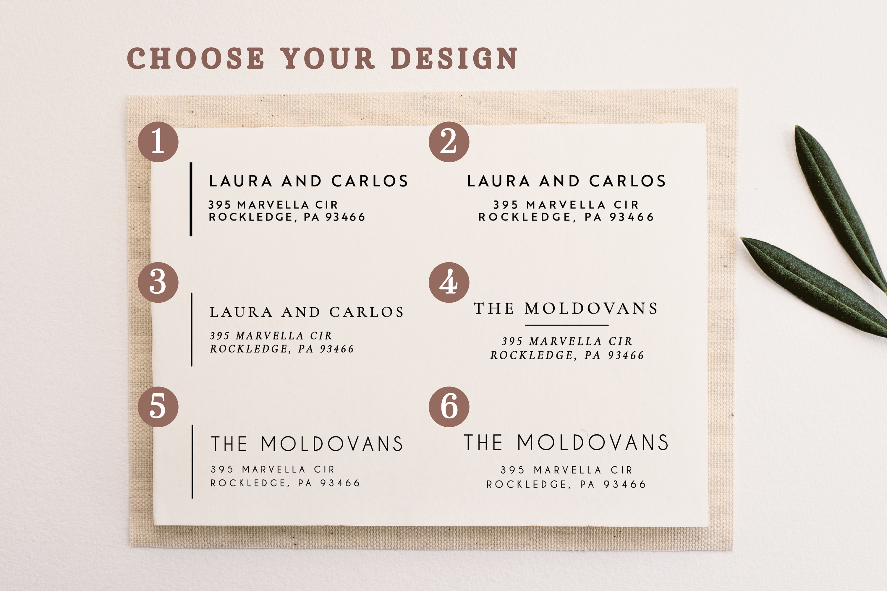 Modern Return Address Stamp Wedding Stamp Save the Date - Etsy
