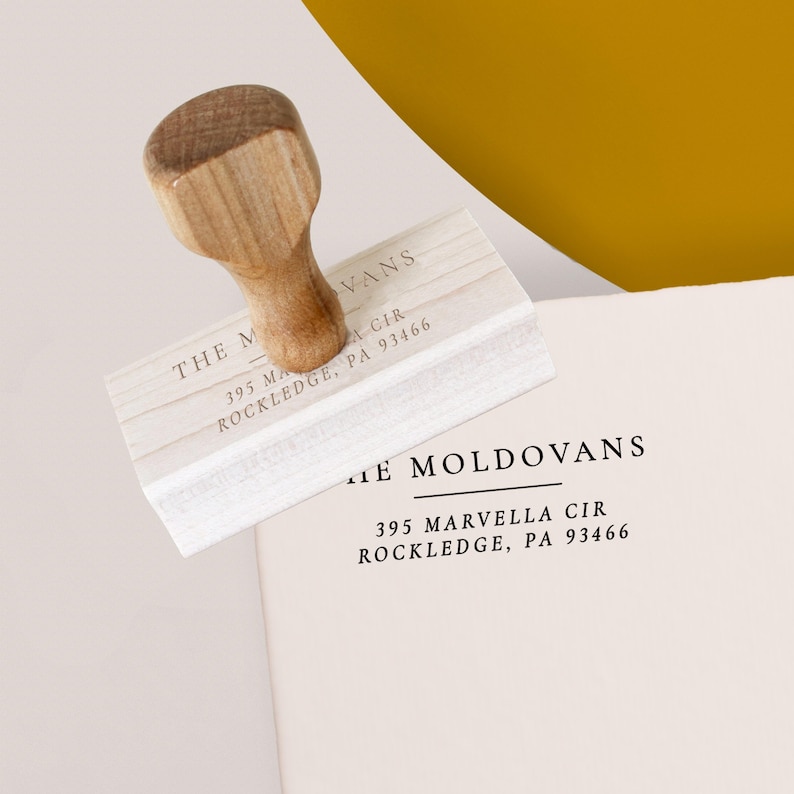 Personalized Address Stamp Return Address Stamp Self Ink Address Home Address Stamp Address Stamper Wedding Stamper Self Inking Stamp
