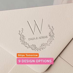 Custom Monogram Embosser - Modern & Elegant