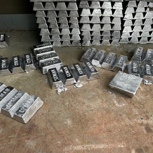 Lead Ingots 65 pounds