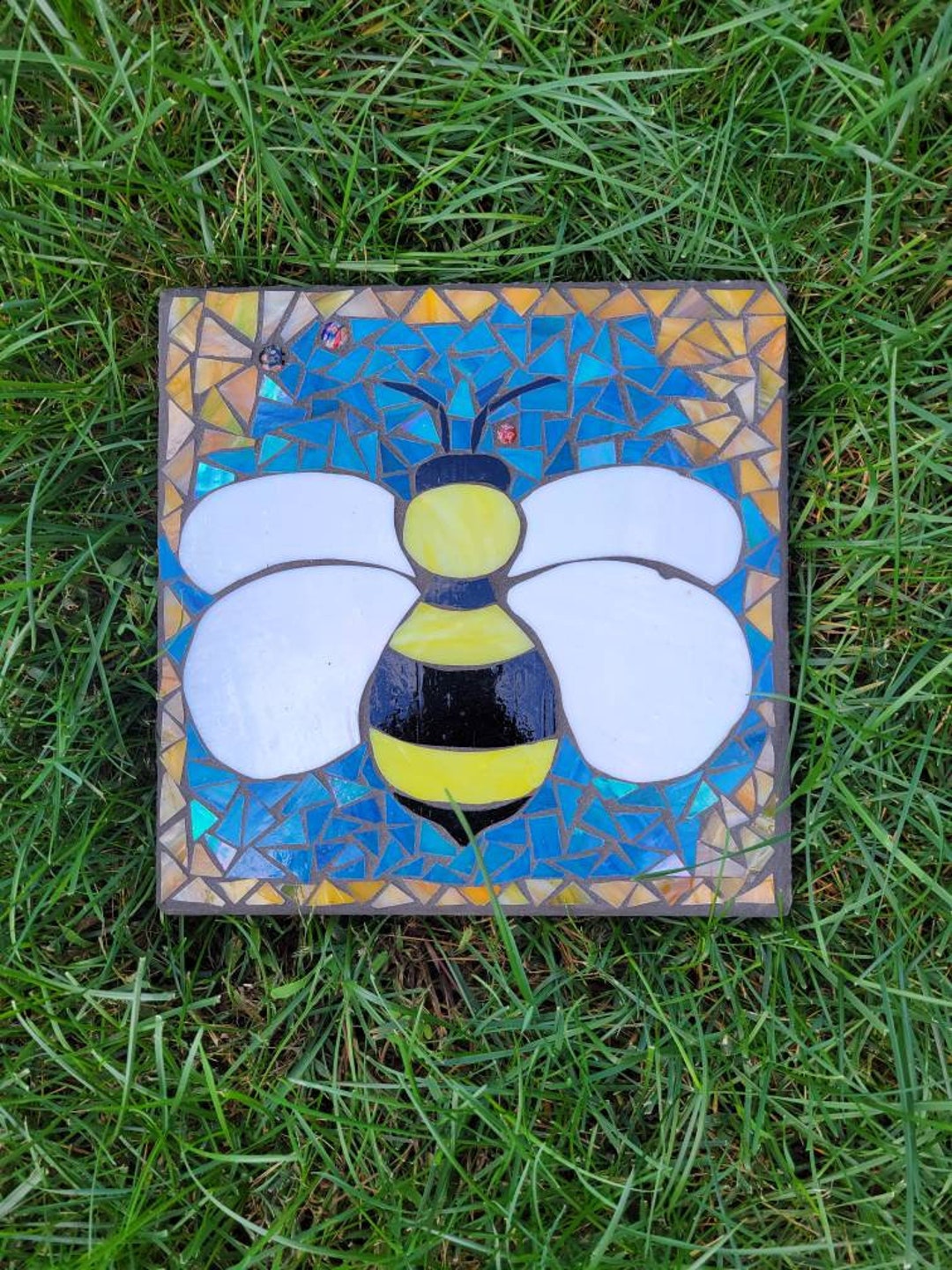 Sale Bumble Bee Stepping Stone Etsy