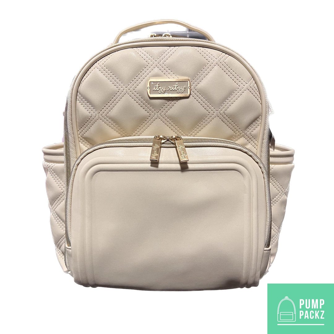 Infinity Baby Pack Small Tube Feeding Backpack | Cream, Milk and Honey, Vegan Leather ...