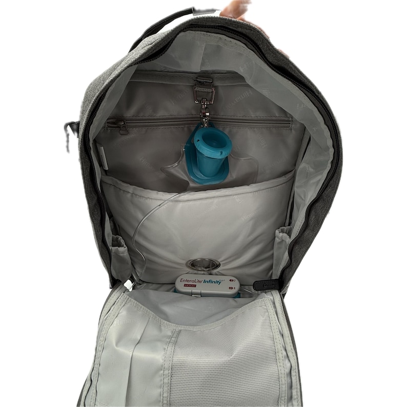 Tube Backpack Large Feeding Tube Backpack | Jet Black | Adapted for Kangaroo Joey ...