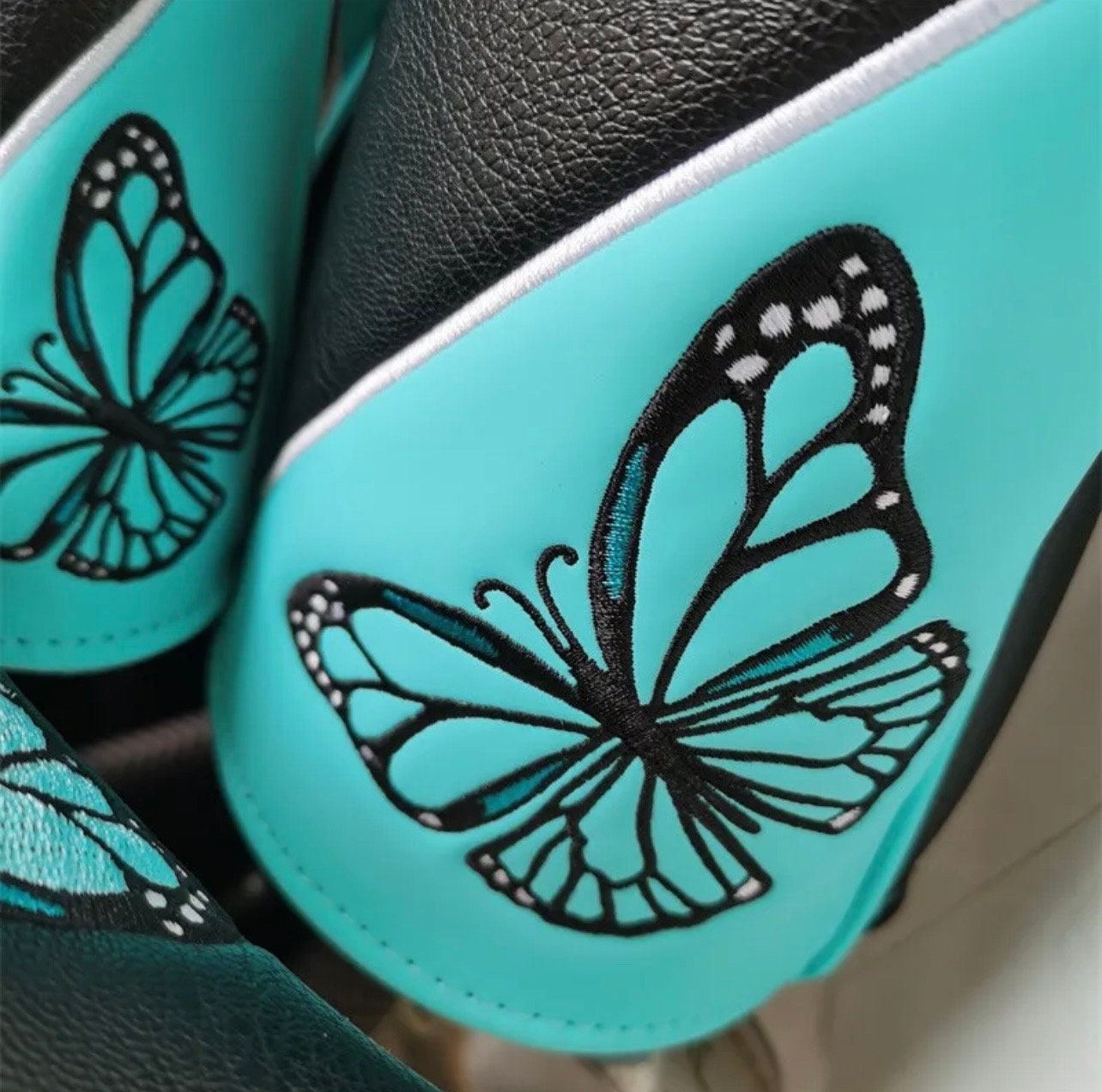 Butterfly Golf Wood Head Covers Driver Fairway Hybrid Putter Headcovers