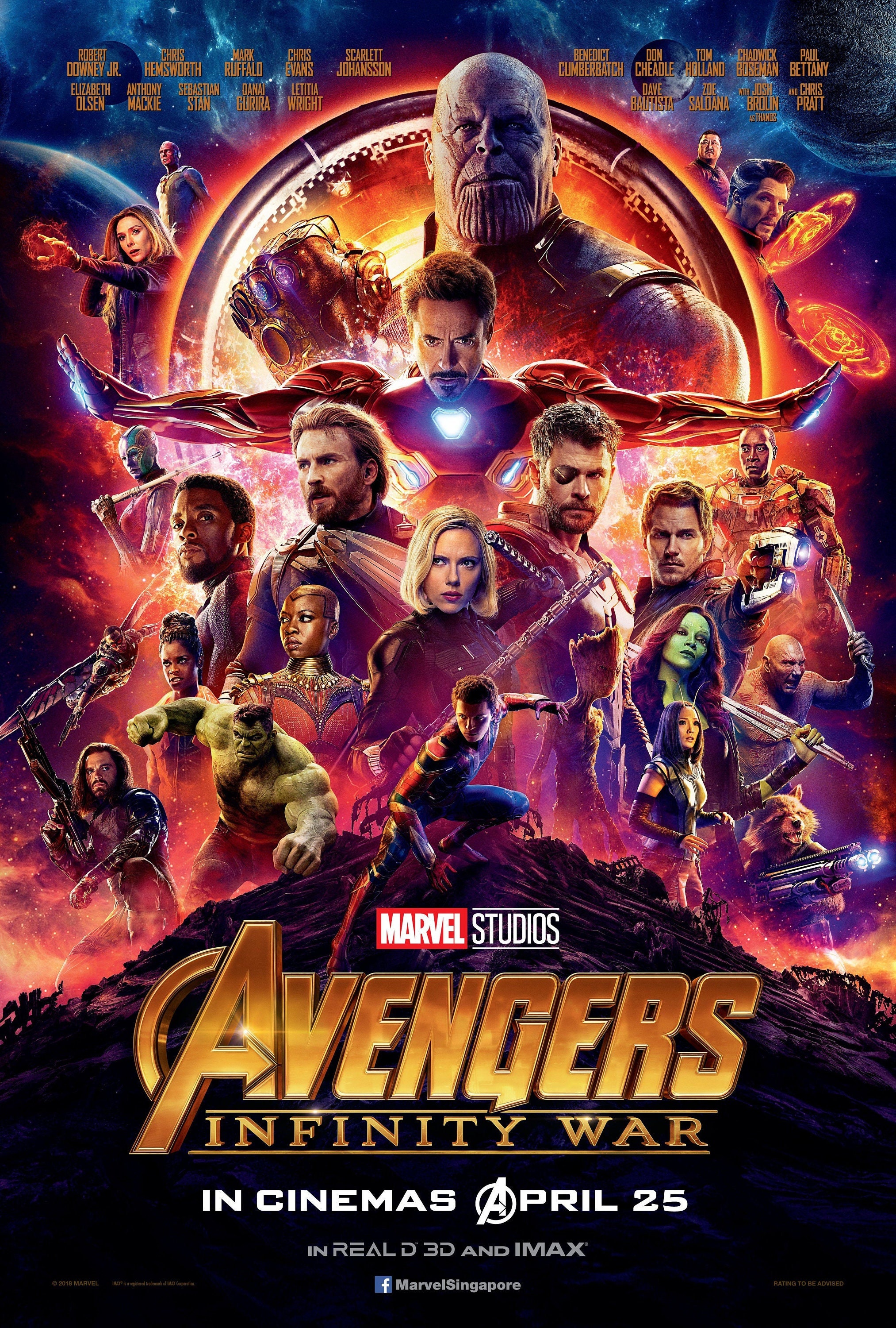 AVENGERS ENDGAME 11x17 MOVIE POSTER PRINT #2