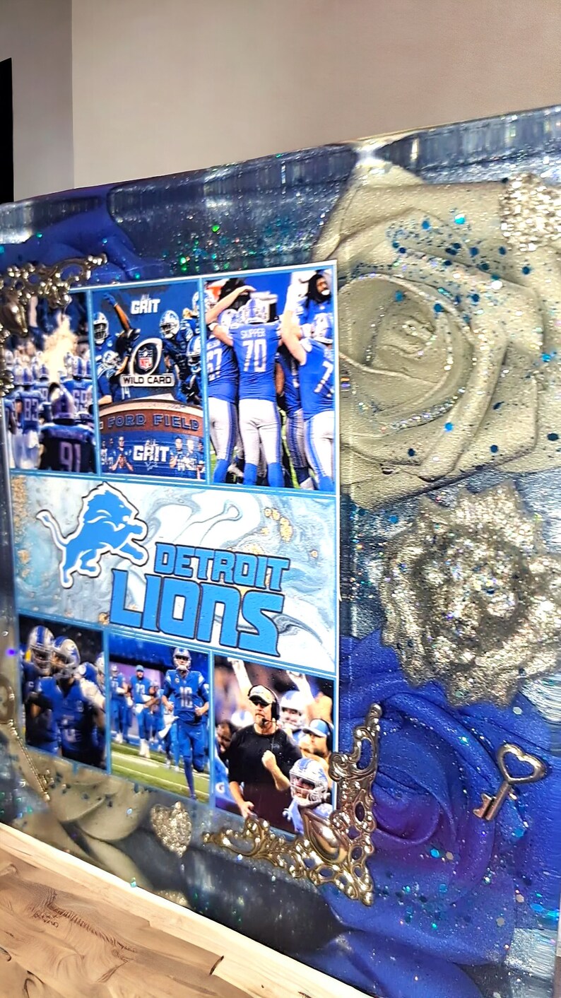 Detroit Lions Gift,michigan University, Keepsakes,sports Teams, Gifts for Him, Super Bowl Gift