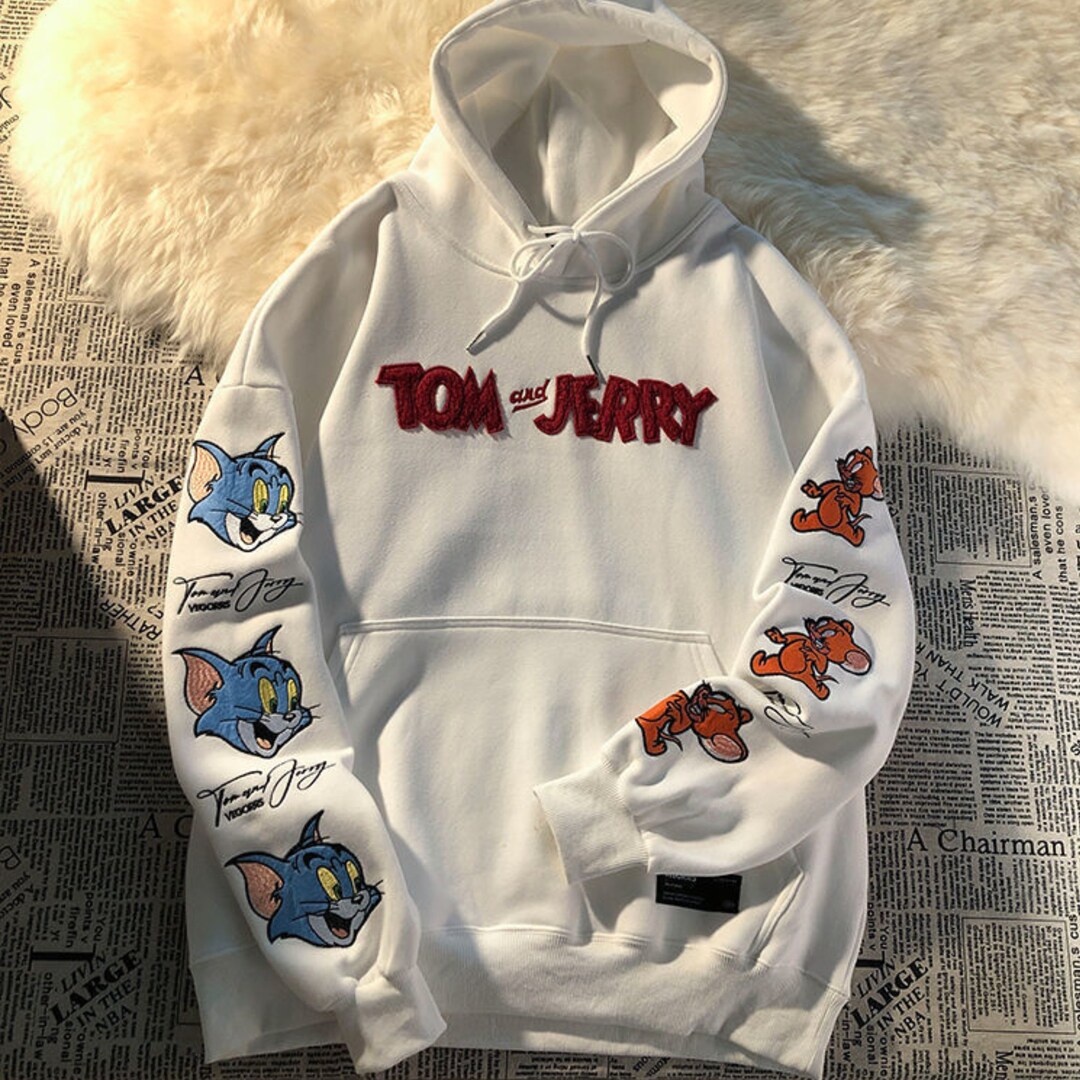 Tom and Jerry Hoodie Vintage Hoodie Tom and Jerry Sweater - Etsy