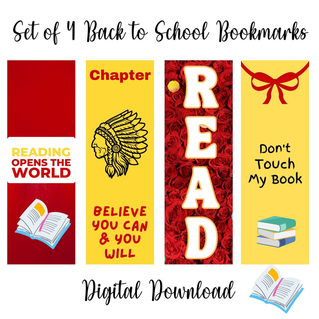 Bookmarks for School Bookmarks SVG Bookmarks for Women Etsy