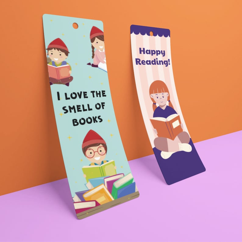 Printable Bookmarks for Kids, School Bookmarks, Children Bookmarks