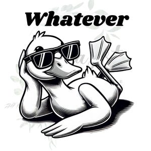 Paquete de Svg de pato bailando, Svg y PNG de pato con gafas de sol, Clipart de pato de goma, Imagen vectorial de pato, Silueta de pato de baño, Archivo de corte de pato, SVG