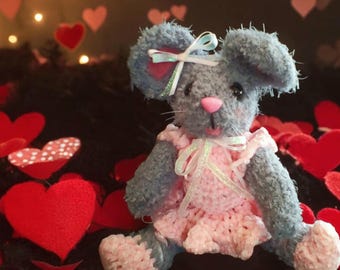 Fuzzy ballerina mouse
