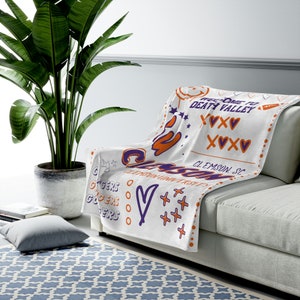 Clemson throw blanket hotsell
